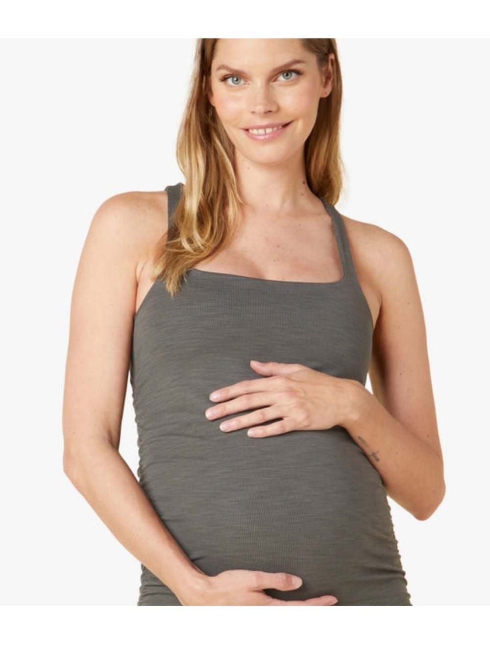 Beyond the Bump Ribbed Square Neck Tank